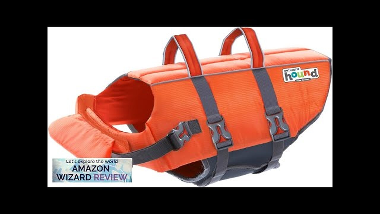 Outward Hound Granby Splash Orange Dog Life Jacket Medium Review