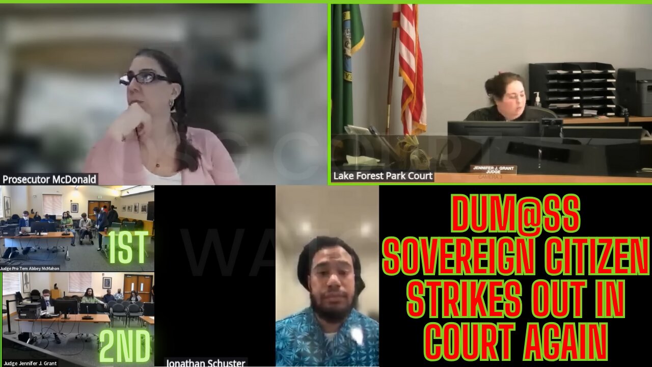 This Dumb@ss Sovereign Citizen Is Back In Court