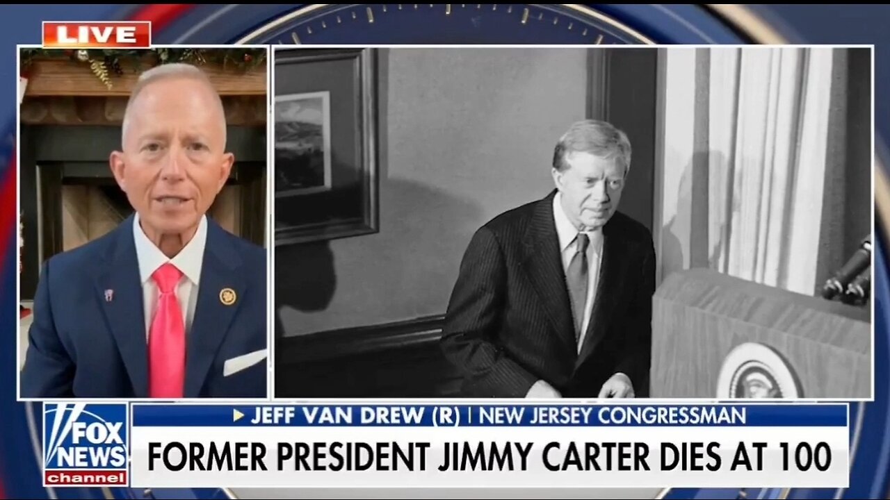 Rep Jeff Van Drew Reacts To The Death Of Jimmy Carter