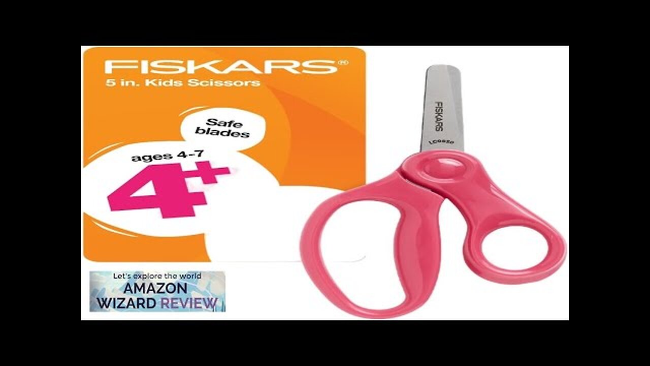 Fiskars 5" Blunt-Tip Scissors for Kids Ages 4-7 For School or Crafting Review