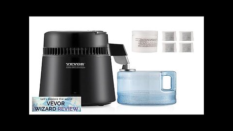 VEVOR Water Distiller 4L 1.05 Gallon Pure Water Purifier Filter For Home Review