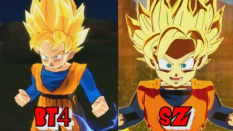 Goten - Dragon Ball Sparking Zero VS Budokai Tenkaichi 4