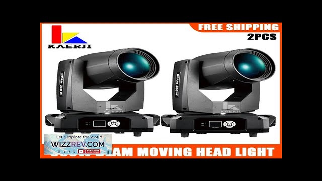 2Pcs Beam Light 350W Moving Head Stage Effect Professional DJ Lights Review