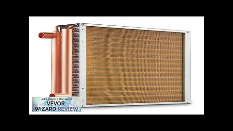 VEVOR Heat Exchanger Water to Air 16"x 16" with 3-Row 3/8" Copper Review