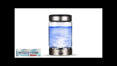 IPRee® 420ml Titanium Hydrogen-Rich Water Bottle USB Ionizer Antioxidants Maker Drining Cup Review