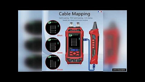 AV TOOLTOP ET636/ET638 Cable Tester and Multimeter 3.2-Inch Color Screen DCV ACV Review