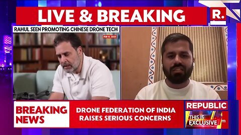 Rahul Flies, Promotes Banned Chinese Drones In Shocking Video, Drone Federation Pans Him