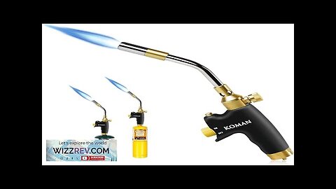 KOMAN Propane Torch HeadHigh Intensity Torch Head Trigger Start Gas TorchWelding Torch Review