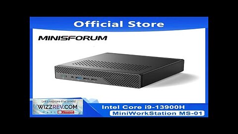 MINISFORUM Mini PC MS-01 Intel Core i9 Intel 13th Gen Window 11 Review