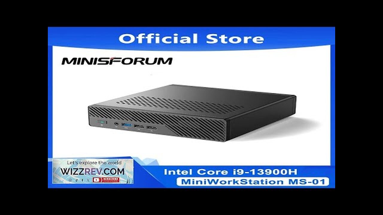 MINISFORUM Mini PC MS-01 Intel Core i9 Intel 13th Gen Window 11 Review