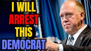 Tom Homan Drops BOMBSHELL: Democrat Governor Faces ARREST Over Illegal Immigration!