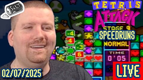 [Tetris Attack Speedruns] Friday Night Salt Mines: Got One More "One More" In Me Edition, Doods!