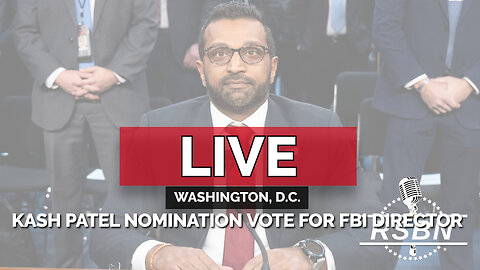 LIVE REPLAY: Kash Patel Nomination Vote for FBI Director - 2/13/25