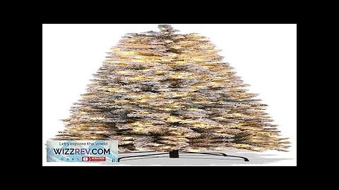 7.5Ft Pre-lit Flocked Pencil Christmas Tree Snow Flocked Design Pine Tree Review