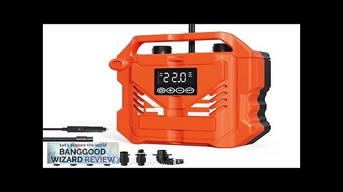 22PSI High Pressure Paddle Board Pump Portable 12V Car Electric Air Compressor Review