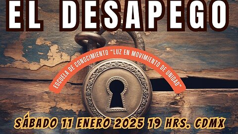SABADO DE CATEDRAS: El Desapego