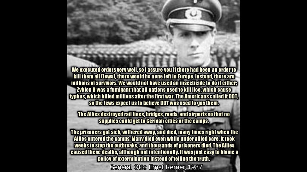 Arthur Butz: You can see the Holocaust as a hoax when you consider...