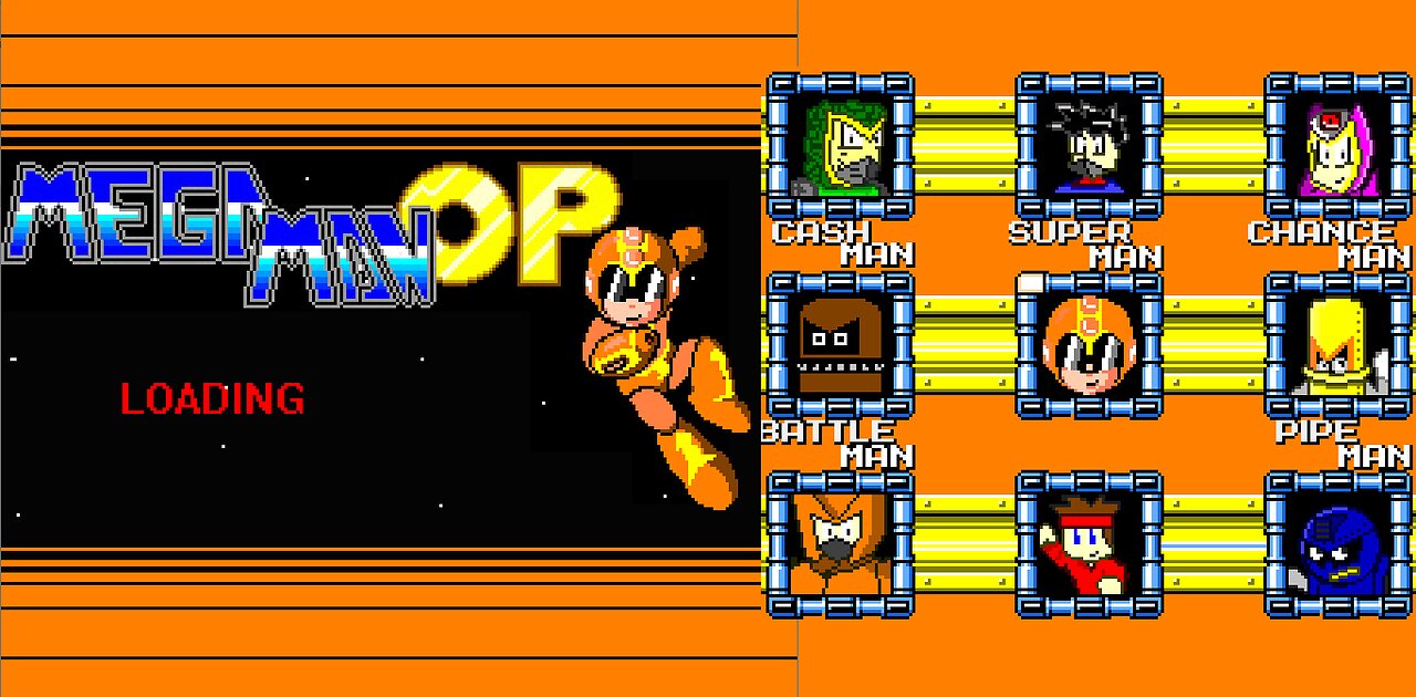 FAN GAME PC Mega Man OP ALL BOSS STAGES