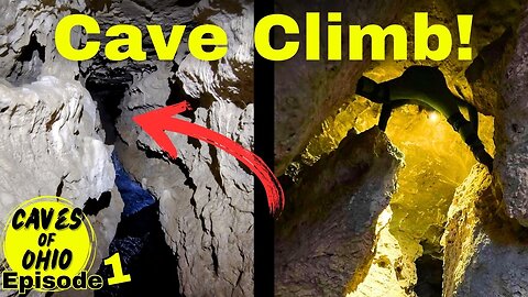 Exploring My Backyard: Crazy Ohio Cave Chimney Climb! (raw footage)