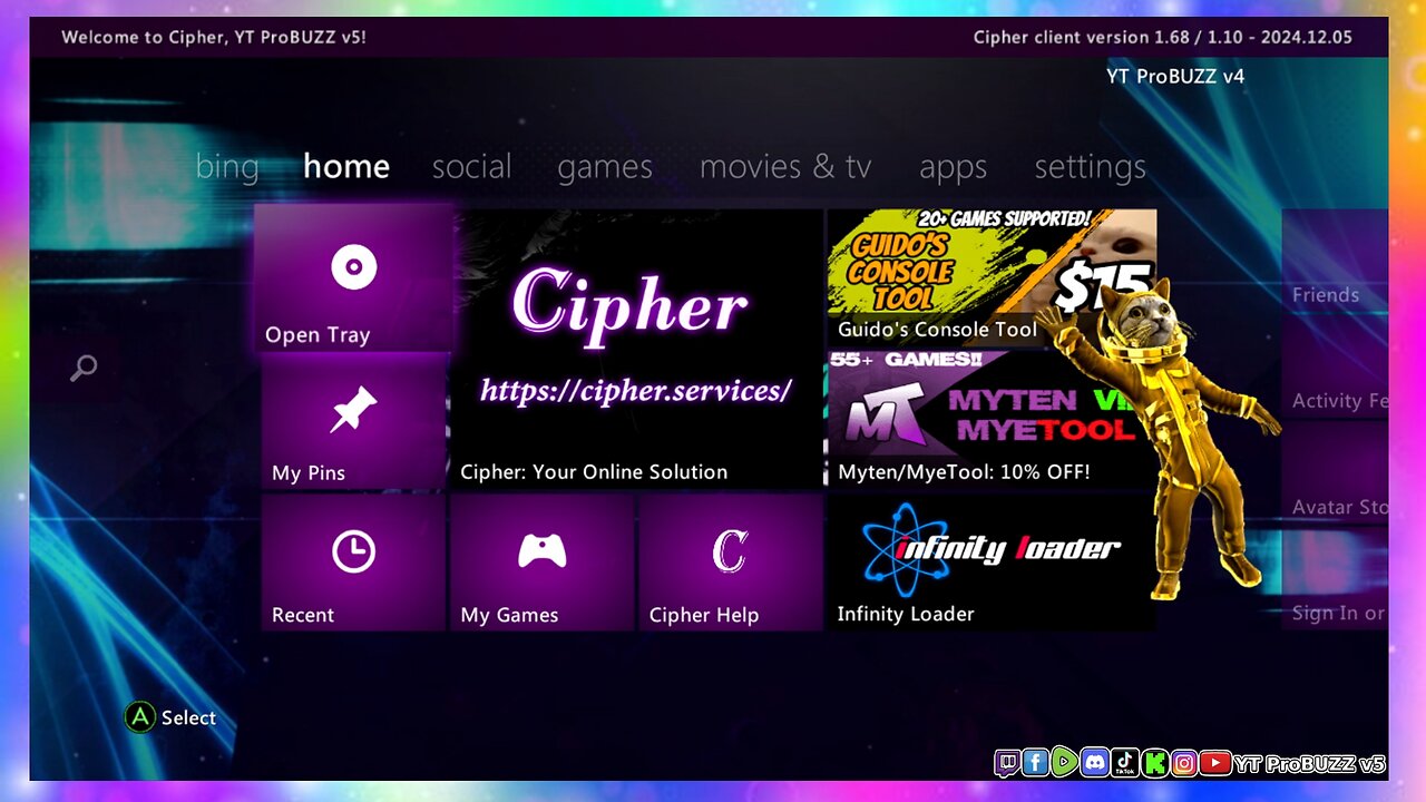 SHOWCASE CIPHER STEALTH SERVER FREE / PAID FOR RGH XBOX 360