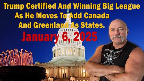 Trump Certified And Winning Big League As He Moves To Add Canada And Greenland As States.