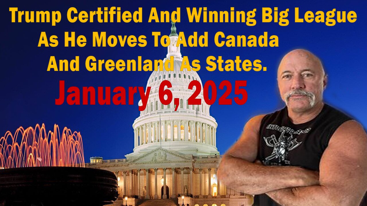 Trump Certified And Winning Big League As He Moves To Add Canada And Greenland As States.
