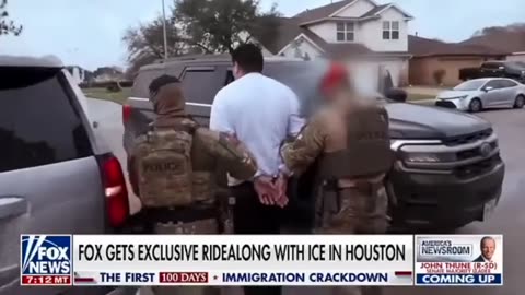 Fox News Correspondent Rides Along With ICE During Illegal Alien Raids In Houston Texas