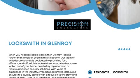 Reliable Locksmith in Glenroy: Professional Security Solutions for Homes and Businesses