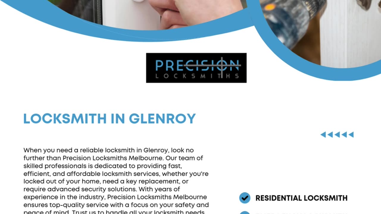 Reliable Locksmith in Glenroy: Professional Security Solutions for Homes and Businesses