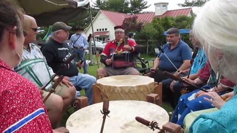 Song, Nulhegan Drum - Abenaki Heritage Weekend 2015 | Vergennes, VT | 2015,06,27