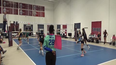 2025 AAU Deerfield Beach Winter Classic Riptide vs RPB Volleyball 17/18