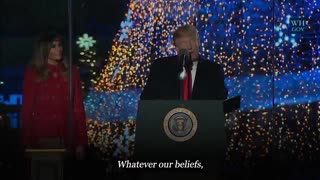 President Donald J. Trump wishes America and the world a Merry Christmas.