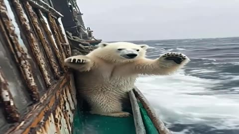 Tiny Polar Bear's Heartwarming Rescue!