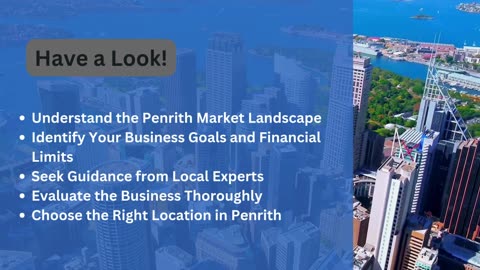 5 Essential Tips for Buying a Business in Penrith, Sydney