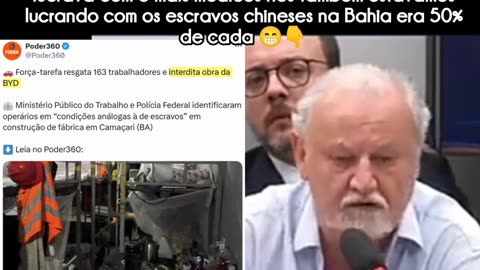 João Pedro Stédile, O mesmo que o governo cubano lucrava com o mais médicos nós também estávamos lucrando com os escravos chineses na Bahia era 50% de cada 😁