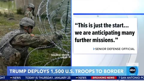 The 1,500 military troops deployed by President Trump to the border have arrived