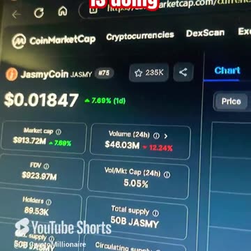 jasmycoin jasmy crypto price prediction #fyp