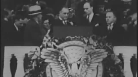 Roosevelt Inaugurated 1933