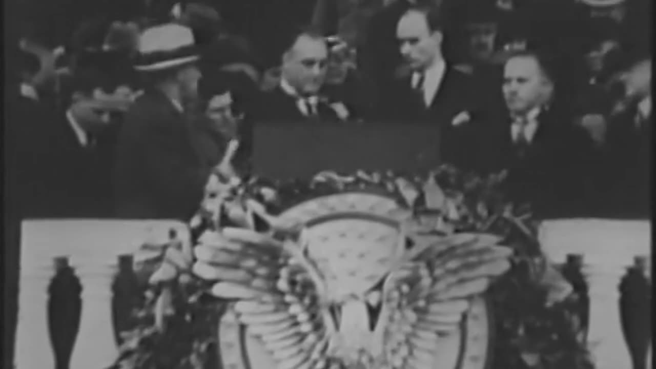 Roosevelt Inaugurated 1933