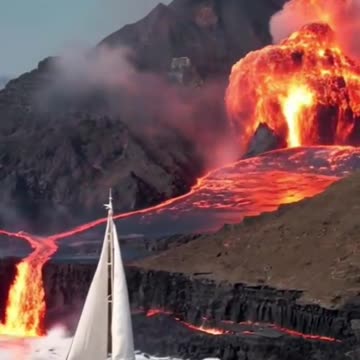 Volcano Eruptions in Greece 🥲🤭