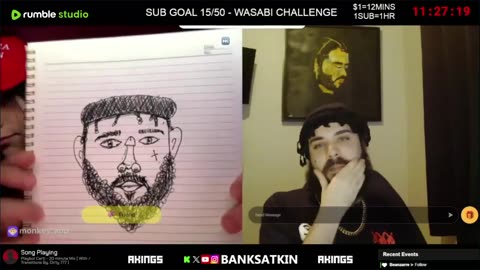 BanksAtkin | she draws picture of banks | Kick Clips