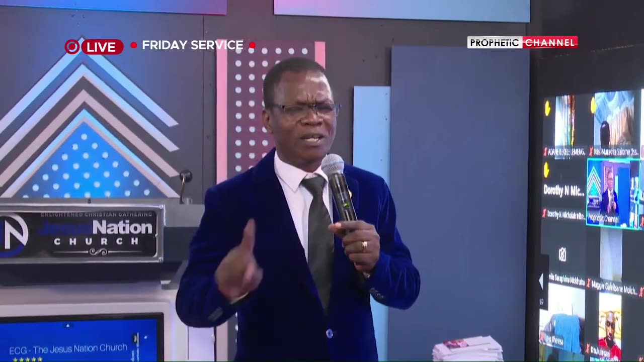 Friday Service LIVE - ECG - The Jesus Nation Church PROPHET SHEPHERD BUSHIRI 07.03.2025