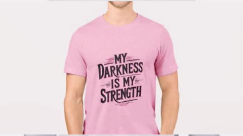 My Darkness Is My Strength" T-Shirt | Bold Streetwear for the Unapologetically Authentic