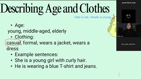 Describing people
