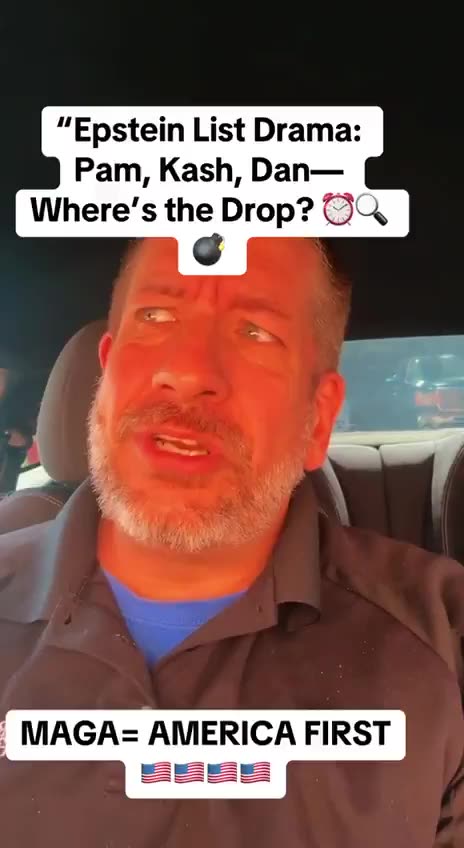 Like many of us, this man is demanding to know why the Epstein client list is still sitting on...