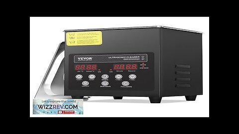 VEVOR 2L Ultrasonic Cleaner with Heater and Timer 60W Stainless Steel Ultrasonic Review