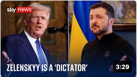 Trump calls Zelenskyy a 'dictator' who played Biden 'like a fiddle'