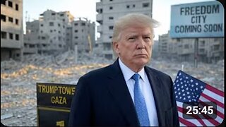 WARNING! TRUMP CONFIRMS THAT THE NEW GAZA STRIP WILL BE THE FIRST FREEDOM CITY PROTOTYPE PRISON!