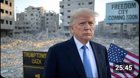 WARNING! TRUMP CONFIRMS THAT THE NEW GAZA STRIP WILL BE THE FIRST FREEDOM CITY PROTOTYPE PRISON!