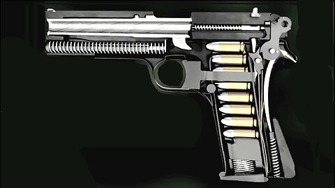 3D animation: how a pistol works